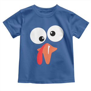 Funny Thanksgiving Baby Shirt Silly Turkey Autumn Season TS11 Royal Blue Print Your Wear