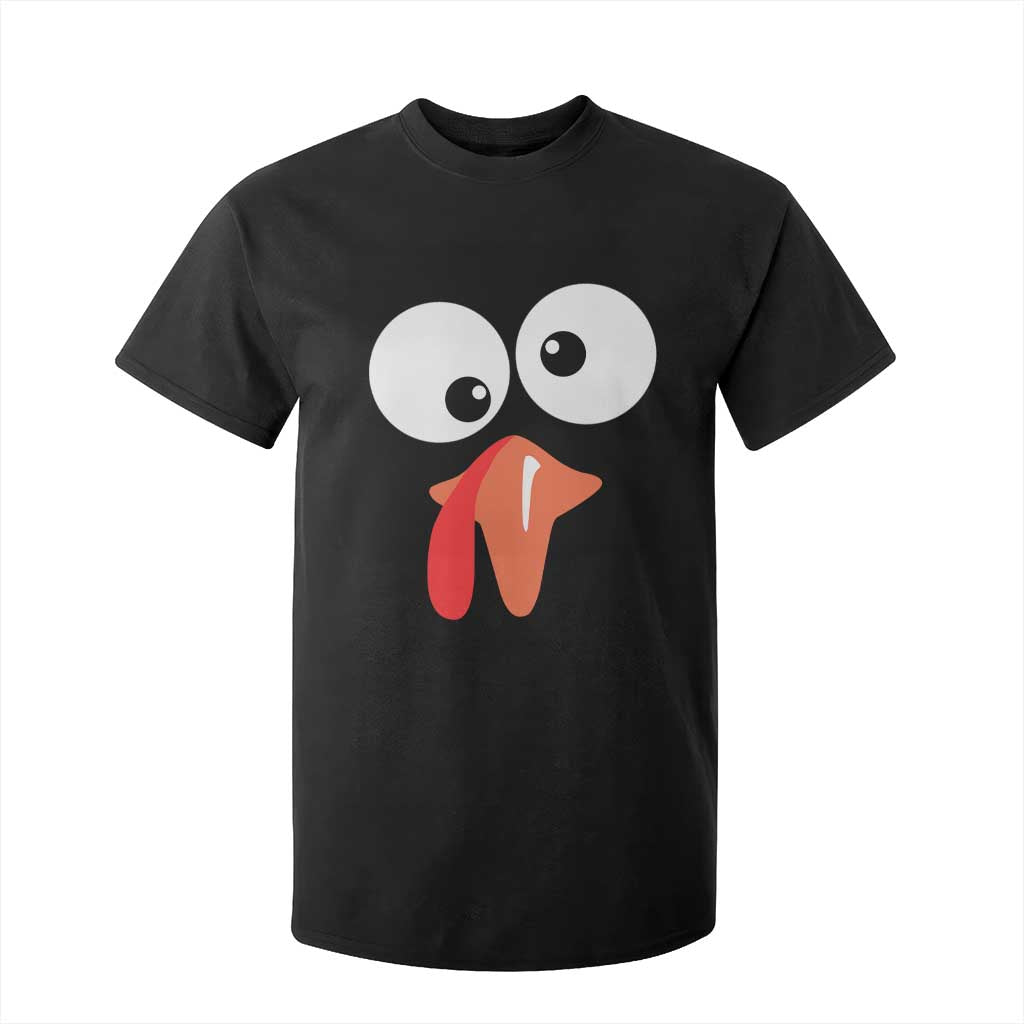 Funny Thanksgiving T Shirt For Kid Silly Turkey Autumn Season TS11 Black Print Your Wear