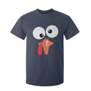 Funny Thanksgiving T Shirt For Kid Silly Turkey Autumn Season TS11 Navy Print Your Wear