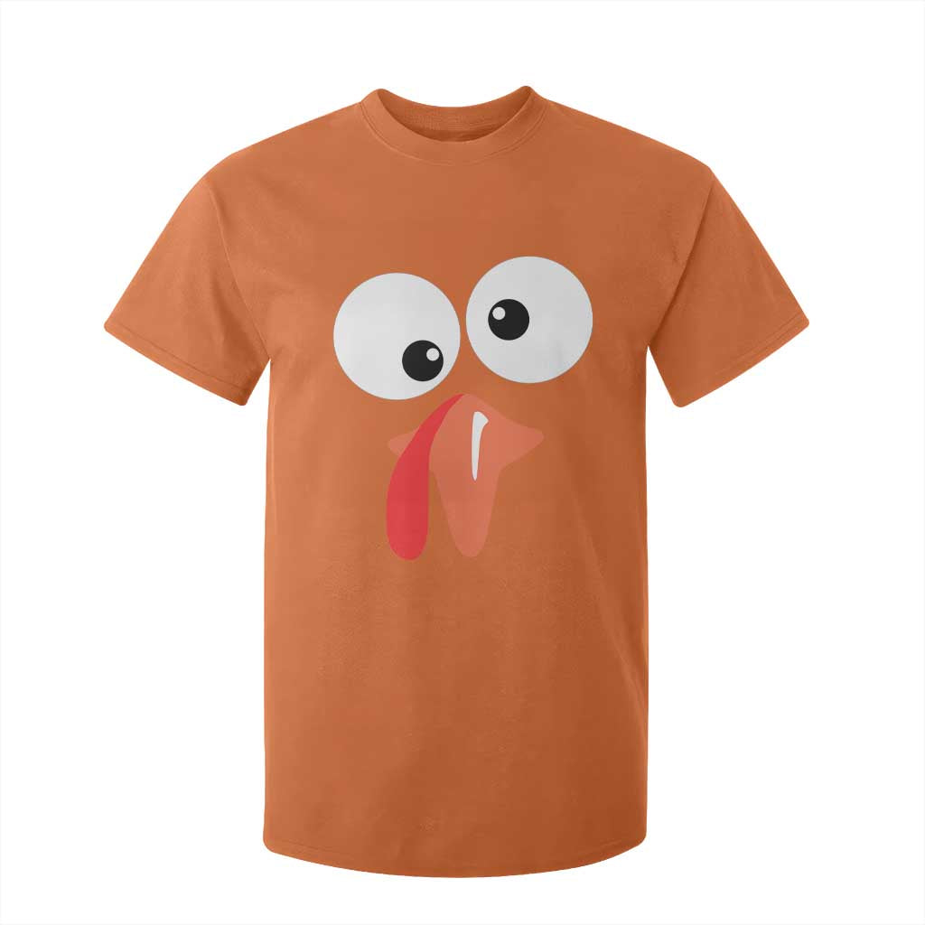 Funny Thanksgiving T Shirt For Kid Silly Turkey Autumn Season TS11 Orange Print Your Wear