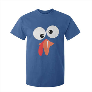 Funny Thanksgiving T Shirt For Kid Silly Turkey Autumn Season TS11 Royal Blue Print Your Wear