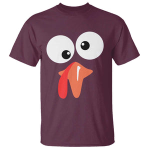 Funny Thanksgiving T Shirt Silly Turkey Autumn Season TS11 Maroon Print Your Wear