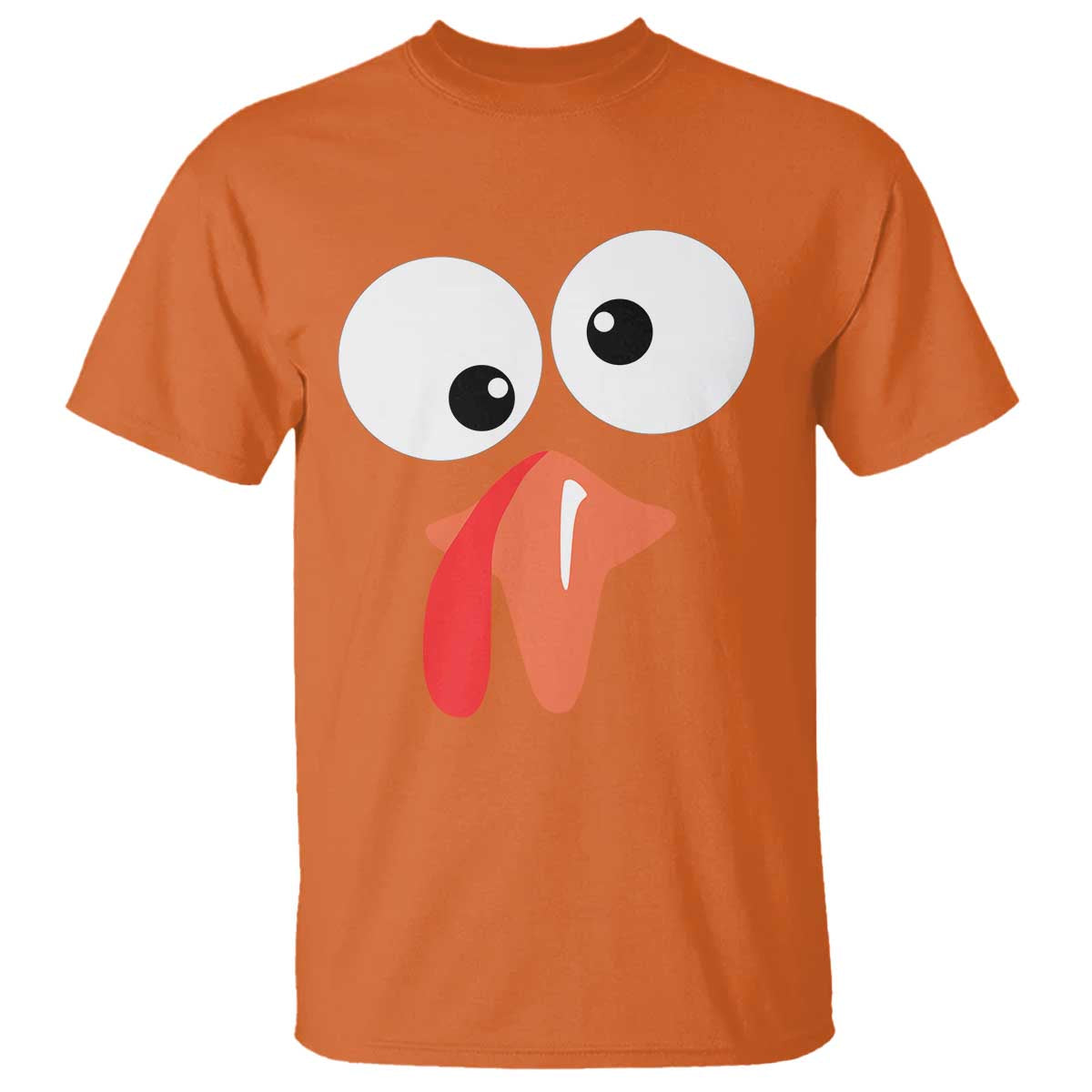 Funny Thanksgiving T Shirt Silly Turkey Autumn Season TS11 Orange Print Your Wear
