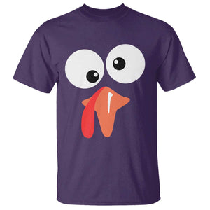 Funny Thanksgiving T Shirt Silly Turkey Autumn Season TS11 Purple Print Your Wear