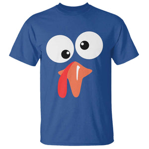 Funny Thanksgiving T Shirt Silly Turkey Autumn Season TS11 Royal Blue Print Your Wear