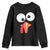 Funny Thanksgiving Youth Sweatshirt Silly Turkey Autumn Season TS11 Black Print Your Wear
