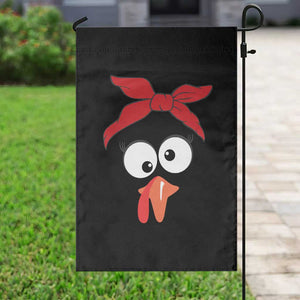 Funny Thanksgiving Garden Flag Silly Turkey Autumn Season Hens Ribbon TS11 Print Your Wear