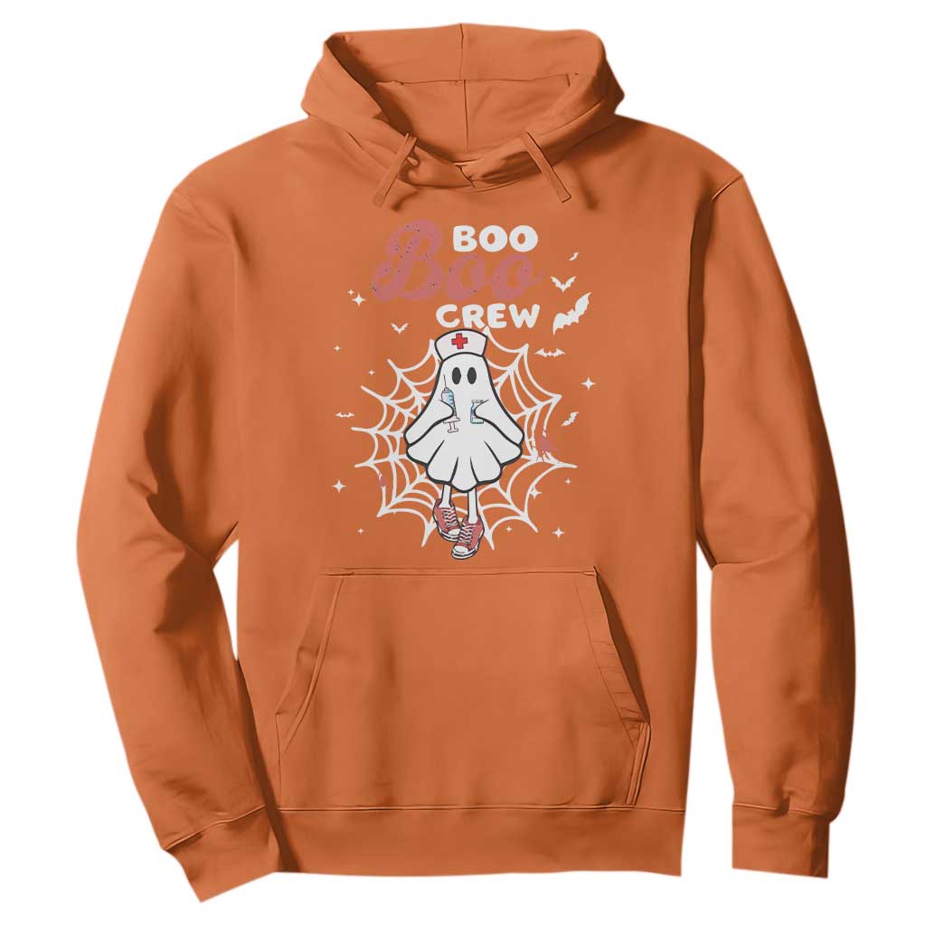 Halloween Nurse Hoodie Boo Boo Crew Cute Ghost Nursing TS11 Orange Print Your Wear