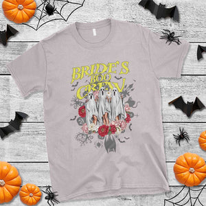 Halloween Bachelorette Party T Shirt Bride's Boo Crew Ghost Vintage Flower TS11 Ice Gray Print Your Wear