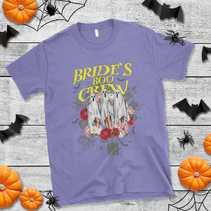 Halloween Bachelorette Party T Shirt Bride's Boo Crew Ghost Vintage Flower TS11 Violet Print Your Wear