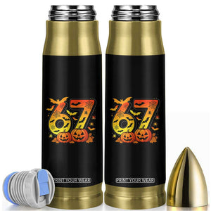 Funny 67 Halloween Bullet Tumbler Spooky Six Seven Meme Gen Alpha Slang TS11 Black Print Your Wear