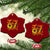 Funny 67 Halloween Ceramic Ornament Spooky Six Seven Meme Gen Alpha Slang TS11 Print Your Wear