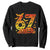 Funny 67 Halloween Sweatshirt Spooky Six Seven Meme Gen Alpha Slang TS11 Black Print Your Wear