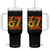 Funny 67 Halloween Tumbler With Handle Spooky Six Seven Meme Gen Alpha Slang TS11 One Size: 40 oz Black Print Your Wear