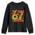 Funny 67 Halloween Youth Sweatshirt Spooky Six Seven Meme Gen Alpha Slang TS11 Black Print Your Wear