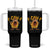Funny F Caw F Chicken Tumbler With Handle Rooster Meme Humor TS11 One Size: 40 oz Black Print Your Wear