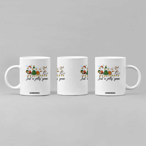 Funny Christmas Silly Goose Coffee Mug Just A Jolly Goose Xmas Poultry Animal Humor TS11 Print Your Wear