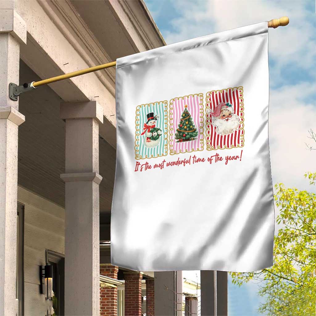 It's The Most Wonderful Time Of The Year Garden Flag Coquette Christmas TS11 Print Your Wear