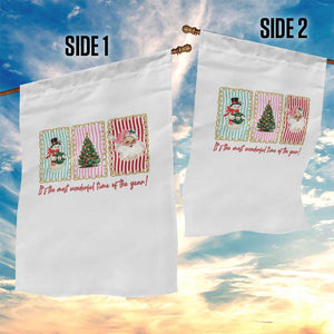 It's The Most Wonderful Time Of The Year Garden Flag Coquette Christmas TS11 Print Your Wear