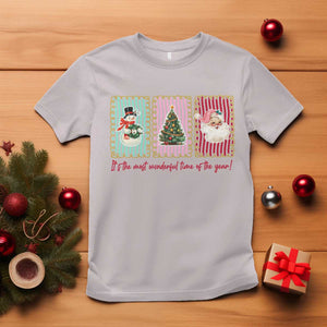 It's The Most Wonderful Time Of The Year T Shirt Coquette Christmas TS11 Ice Gray Print Your Wear