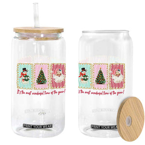 It's The Most Wonderful Time Of The Year Glass Can Coquette Christmas TS11 Print Your Wear