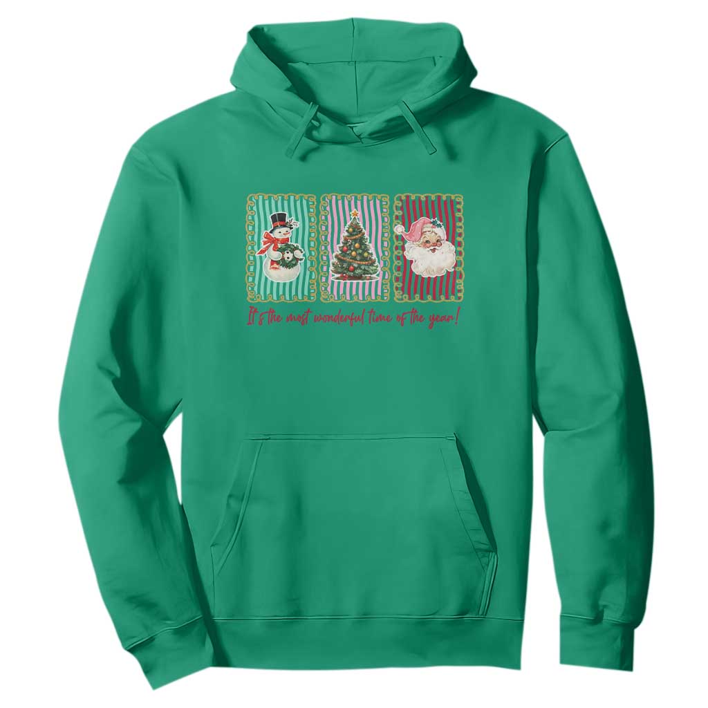 It's The Most Wonderful Time Of The Year Hoodie Coquette Christmas TS11 Irish Green Print Your Wear