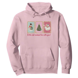 It's The Most Wonderful Time Of The Year Hoodie Coquette Christmas TS11 Light Pink Print Your Wear