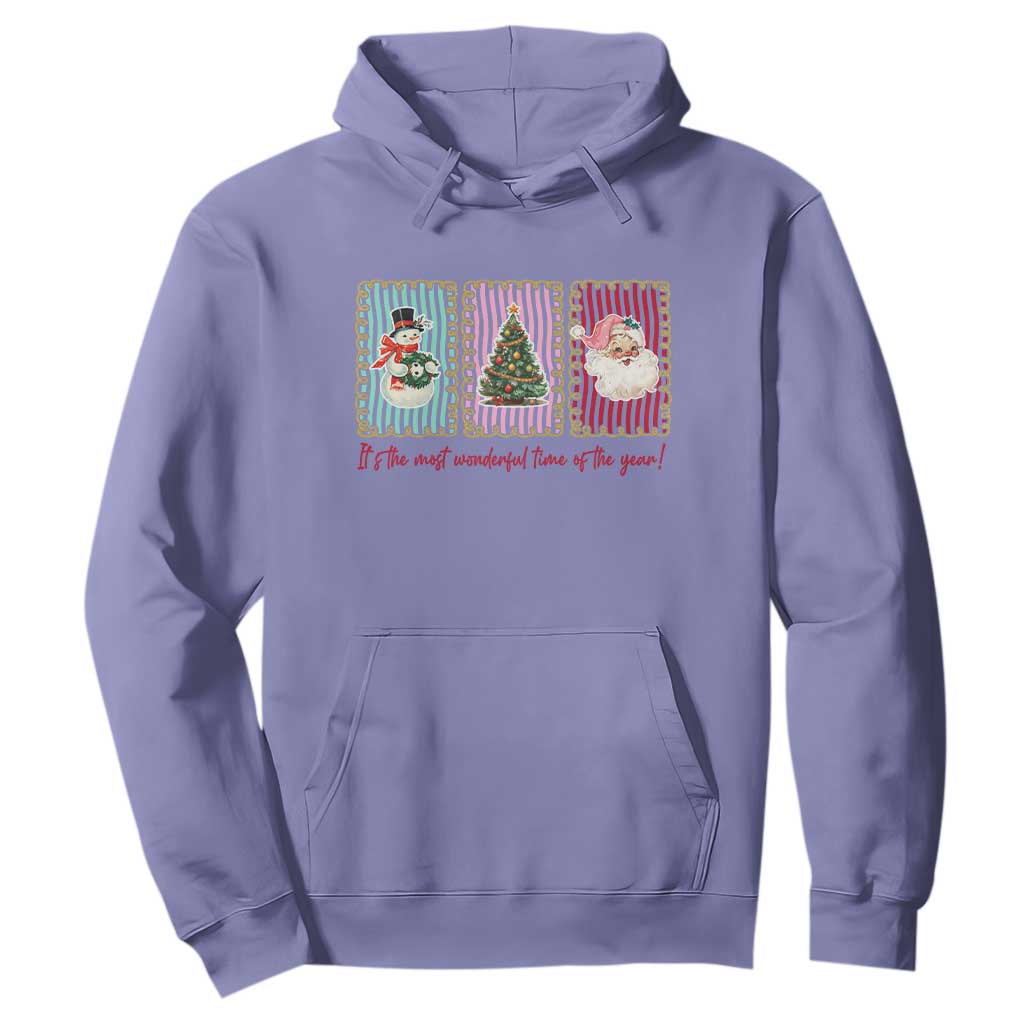 It's The Most Wonderful Time Of The Year Hoodie Coquette Christmas TS11 Violet Print Your Wear