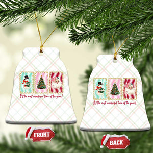 It's The Most Wonderful Time Of The Year Ceramic Ornament Coquette Christmas TS11 Print Your Wear
