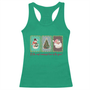 It's The Most Wonderful Time Of The Year Racerback Tank Top Coquette Christmas TS11 Irish Green Print Your Wear