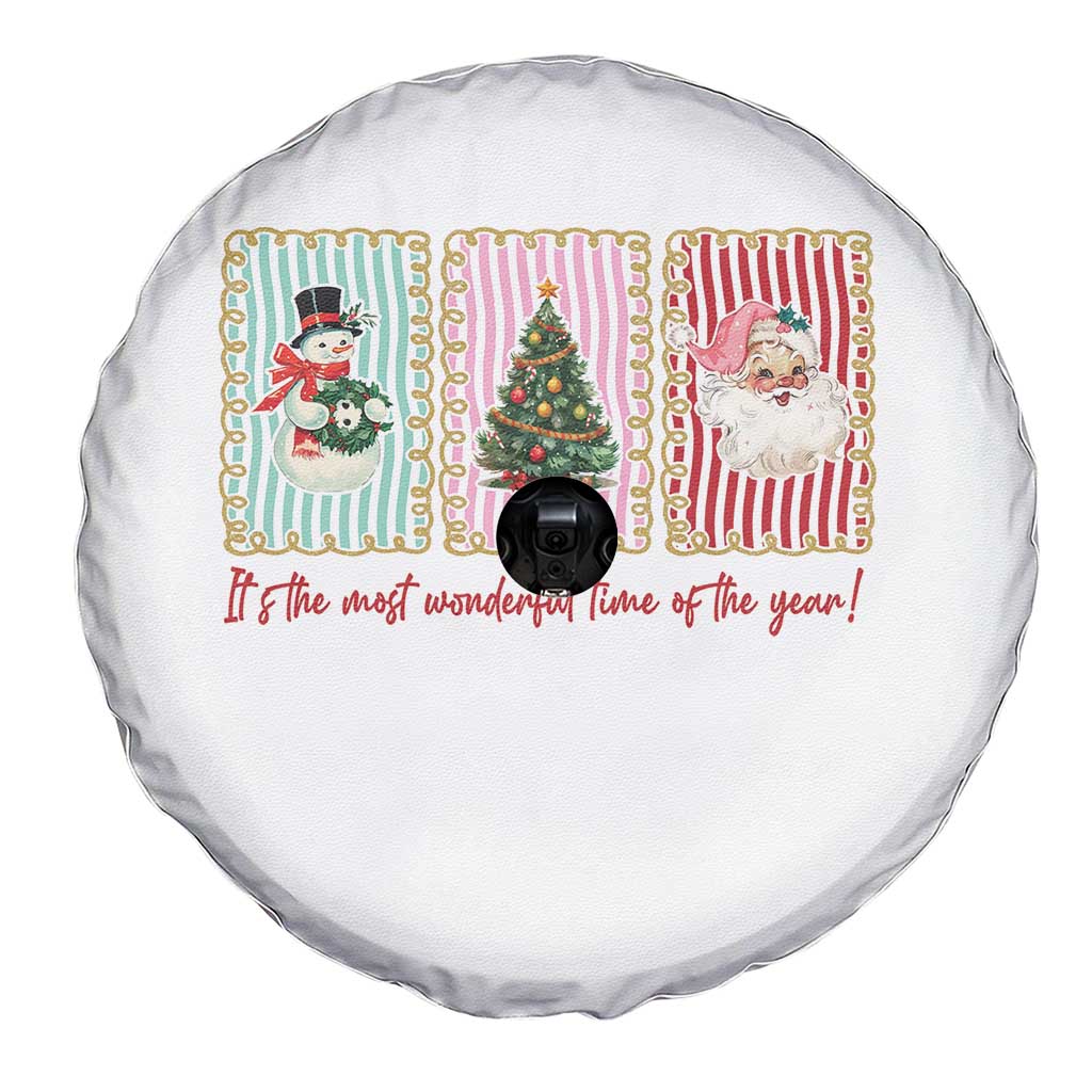 It's The Most Wonderful Time Of The Year Spare Tire Cover Coquette Christmas TS11 Print Your Wear
