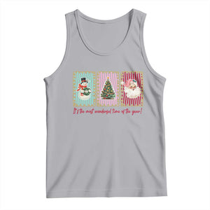 It's The Most Wonderful Time Of The Year Tank Top Coquette Christmas TS11 Athletic Heather Print Your Wear