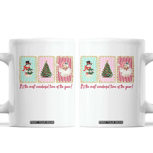 It's The Most Wonderful Time Of The Year Coffee Mug Coquette Christmas TS11 White Print Your Wear