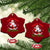 Funny Santa Says Six Seven Ceramic Ornament Xmas 67 Meme Santa Gen Alpha Slang TS11 Print Your Wear