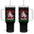 Funny Santa Says Six Seven Tumbler With Handle Christmas 67 Meme Santa Gen Alpha Slang TS11 One Size: 40 oz Black Print Your Wear