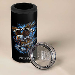 Us Marines Military 250th Anniversary 4 in 1 Can Cooler Tumbler Bald Eagle Anchor TS11 Print Your Wear