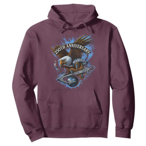Us Marines Military 250th Anniversary Hoodie Bald Eagle Anchor TS11 Maroon Print Your Wear