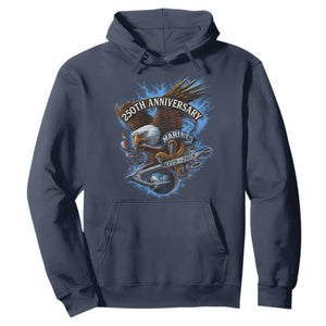 Us Marines Military 250th Anniversary Hoodie Bald Eagle Anchor TS11 Navy Print Your Wear