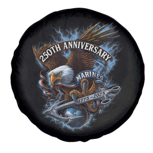 Us Marines Military 250th Anniversary Spare Tire Cover Bald Eagle Anchor TS11 Print Your Wear