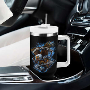 Us Marines Military 250th Anniversary Tumbler With Handle Bald Eagle Anchor TS11 Print Your Wear