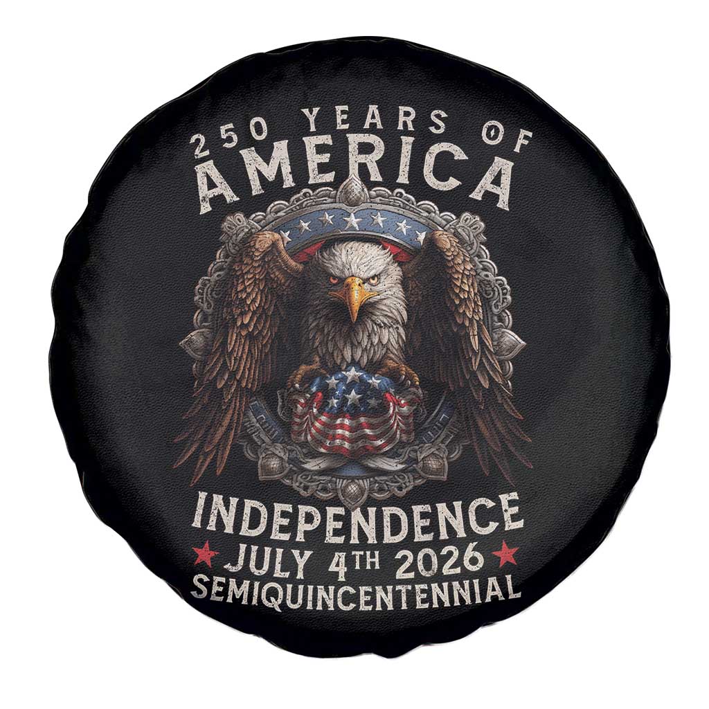 250 years Of America Independence Spare Tire Cover 250th American Anniversary Bald Eagle TS11 Print Your Wear