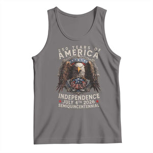 250 years Of America Independence Tank Top 250th American Anniversary Bald Eagle TS11 Deep Heather Print Your Wear