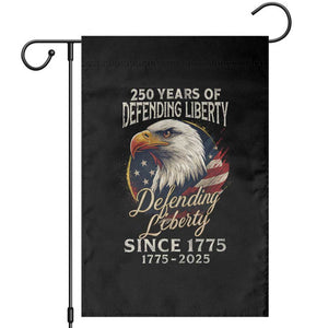 Patriotic USA Army Military 250th Anniversary Garden Flag 250 Years Of Defending Liberty Since 1775 - Print Your Wear