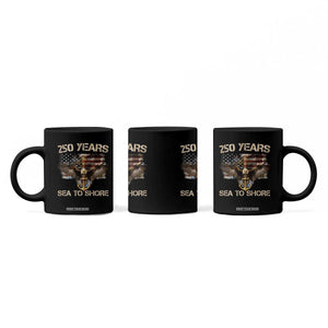 US Navy Military 250th Anniversary Coffee Mug 250 Years Sea To Shore Bald Eagle TS11 Print Your Wear