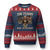 US Navy Military 250th Anniversary Ugly Christmas Sweater 250 Years Sea To Shore Bald Eagle - Print Your Wear