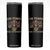 US Navy Military 250th Anniversary Skinny Tumbler 250 Years Sea To Shore Bald Eagle TS11 Black Print Your Wear