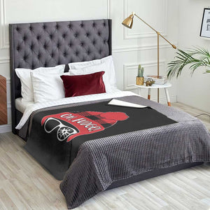 Funny Christmas Movie Throw Blanket Oh Fudge Buffalo Plaid Printed Graphic Beanie Cap TS11 Print Your Wear