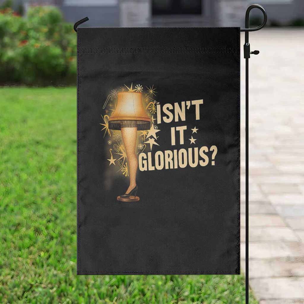 Funny Christmas Movie Leg Lamp Garden Flag Isnt It Glorious TS11 Print Your Wear