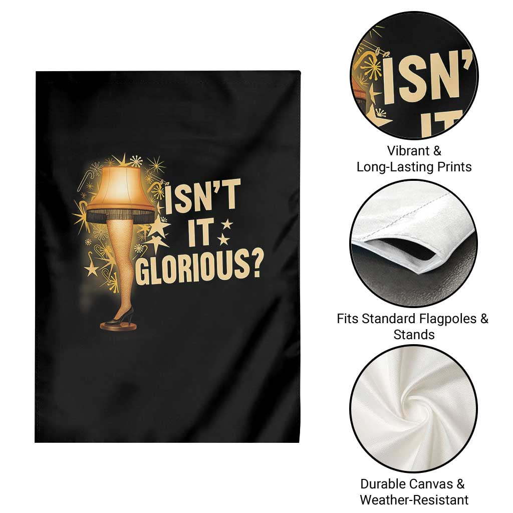Funny Christmas Movie Leg Lamp Garden Flag Isnt It Glorious TS11 Print Your Wear