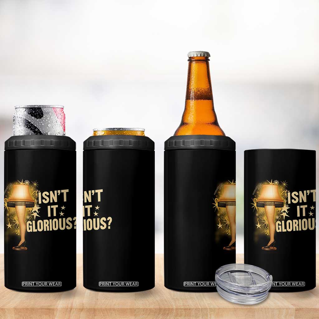 Funny Christmas Movie Leg Lamp 4 in 1 Can Cooler Tumbler Isnt It Glorious TS11 Print Your Wear